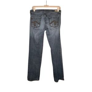 See Thru Soul I Am Petey Boy Cut Jeans Size 29 Stretch Embroidered Women’s‎